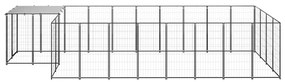 Canil 10,89 m² aço preto