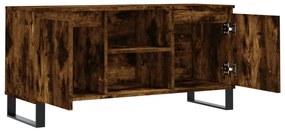Móvel de TV 104x35x50 cm derivados de madeira carvalho fumado