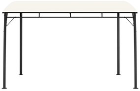 Toldo para-sol de jardim 3x3x2,55 m cor creme