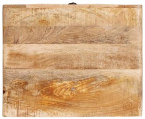 Mesas de canto com gaveta Castanho Madeira de mangueira maciça