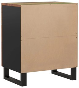 Mesa cabeceira 50x33x60 cm madeira recuperada maciça/derivados