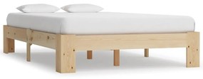 vidaXL Estrutura de cama 120x200 cm pinho maciço