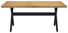 Mesa de jantar NOAIN Pernas em forma X 180x90x75cm pinho maciço