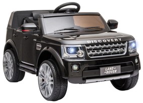 HOMCOM Carro Elétrico para Crianças acima de 3 Anos com Licença de Land Rover Controle Remoto Bateria de 12V e 2 Motores Velocidade de 3-5 km / h 102,5x69x55,4 cm preto