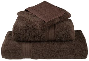 Toalhas de mãos premium SOLUND 10pcs 50x100cm 600 gsm castanho