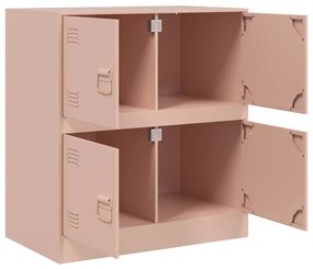 Aparador 67x39x73 cm aço rosa