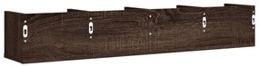 Armários de parede 2 pcs derivados de madeira carvalho castanho