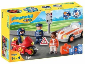 Playset Playmobil 71156 1.2.3 Day To Day Heroes 8 Peças