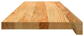 Soleiras da janela 2 pcs 90x25x2 cm carvalho castanho-claro