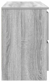 Móvel de TV 100x35x54 cm derivados de madeira cinzento sonoma