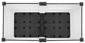 Canteiro elevado 80x40x38 cm polipropileno
