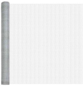 Cerca Hexagonal vidaXL 1,6x50 m Aço Galvanizado