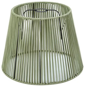 Abajur de exterior com corda verde IP54 40/28/30 - Jayla