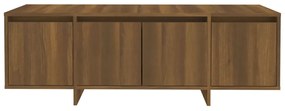 Móvel de TV 120x30x40,5 cm derivados madeira carvalho castanho
