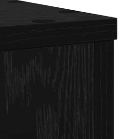 Suportes para Plantas - 2 pcs - Carvalho Preto - 20 x 20 x 30 cm - Mad