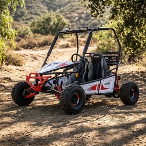 Buggy gasolina para crianças 125cc Roan Triton 2 Lugares R7 Vermelho