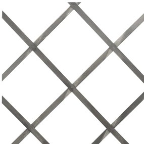 Cercas em treliça 5 pcs 180x60 cm abeto maciço cinzento