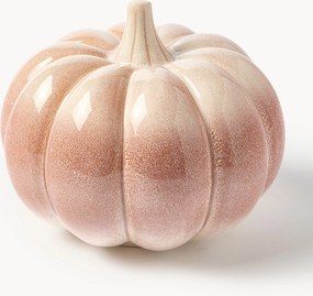 Objeto decorativo em forma de abóbora Moranga, Alt 16 cm