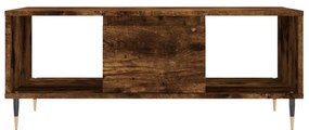 Mesa de centro 90x50x36,5 cm derivados madeira carvalho fumado