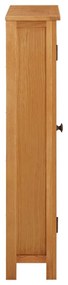 Armário de arrumação 50x22x110 cm madeira de carvalho maciça