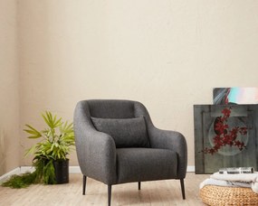 Sofá de 1 Lugar Venus – Antracite – 77x77x70 cm
