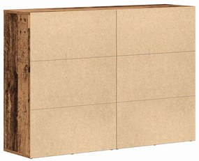 Buffets 2 pcs Madeira Velha 60x31x84 cm Madeira Engenharia