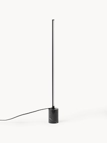 Candeeiro de pé LED com base em mármore Shelby