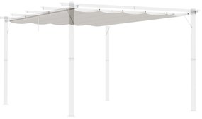 Outsunny Cobertura para Pérgola 3,5x2,5 m Teto de Substituição Retráti