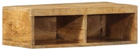 Armário de TV para parede 60x30x19 cm mangueira áspera maciça