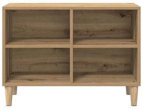 Armário para TV Carvalho Artesanal 69.5x30x50 cm Madeira de Engenharia
