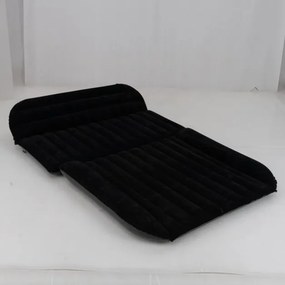 Colchão insuflável para carro Colchão de ar para com bomba, 3 bocais e bolsa de transporte 190 x 130 cm Preto