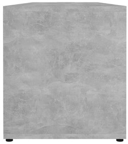 Móvel de TV 120x34x37 cm derivados de madeira cinzento cimento