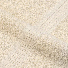 Toalhas de banho 10 pcs 100x150 cm 360 gsm 100% algodão creme