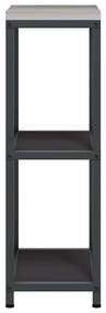 Prateleira de Armazenamento de Cozinha Preto 60 x 50 x 92 cm