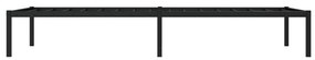 Estrutura de cama 90x200 cm metal preto