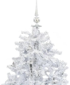 Árvore de Natal c/ neve base formato guarda-chuva 140 cm branco