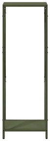 Suporte para lenha aço laminado a frio verde azeitona