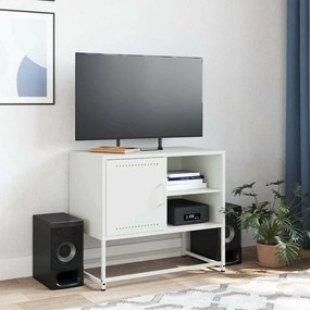 Móvel de TV 68x39x60,5 cm aço branco
