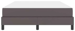 Cama Outros Cinzeto 140 x 200 cm Couro sintético
