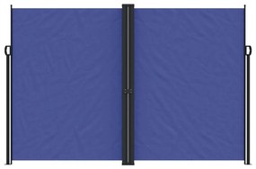 Toldo lateral retrátil 220x600 cm azul