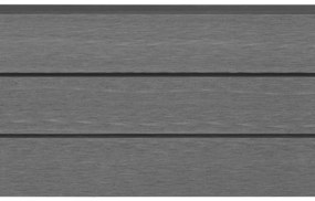Placas de vedação de substituição 9 pcs em WPC 170 cm cinzento