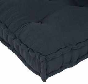 Almofada de Sofá de Palete 2 pcs Antracite Standard Algodão