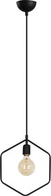 Candeeiro de Teto Geonni – Preto – 30 x 6 cm