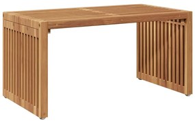 Mesa Lateral de Jardim 70x37,5x35,5 cm Madeira Sólida de Teca