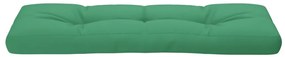 Almofadão para sofá de paletes 120x40x12 cm tecido verde