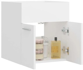 Armário lavatório 41x38,5x46 cm derivados de madeira branco