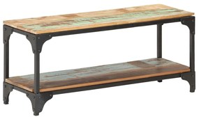 Mesa de centro 90x30x40 cm madeira recuperada maciça