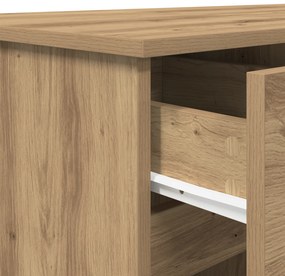 Mesa vidaXL Artisan Carvalho 140x49x76 cm Madeira de engenharia