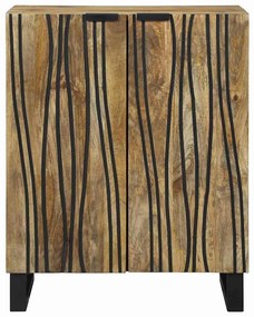 Buffet - 60 x 33,5 x 75 cm, feito de madeira de manga maciça.