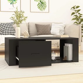 Mesa de centro 100x50,5x35 cm derivados de madeira preto